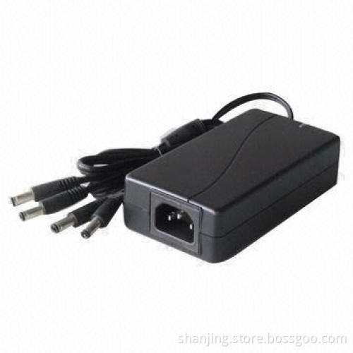 CCTV Camera Power Supply, 60W Adapters, 12V/5A for Integrated CCTV Monitor